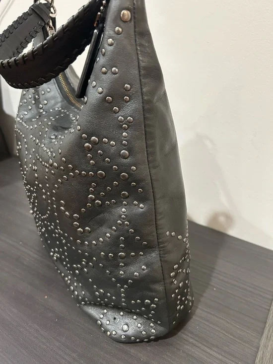 Coach Celeste Convertible Studded
Hobo bag in black leather EUC - Picture 8 of 13